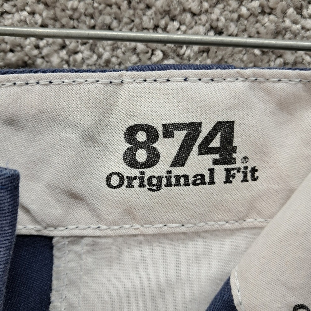 Dickies 874 Original Fit Mens Work Pants Navy Blue 38x29 874NV - Picture 3 of 13